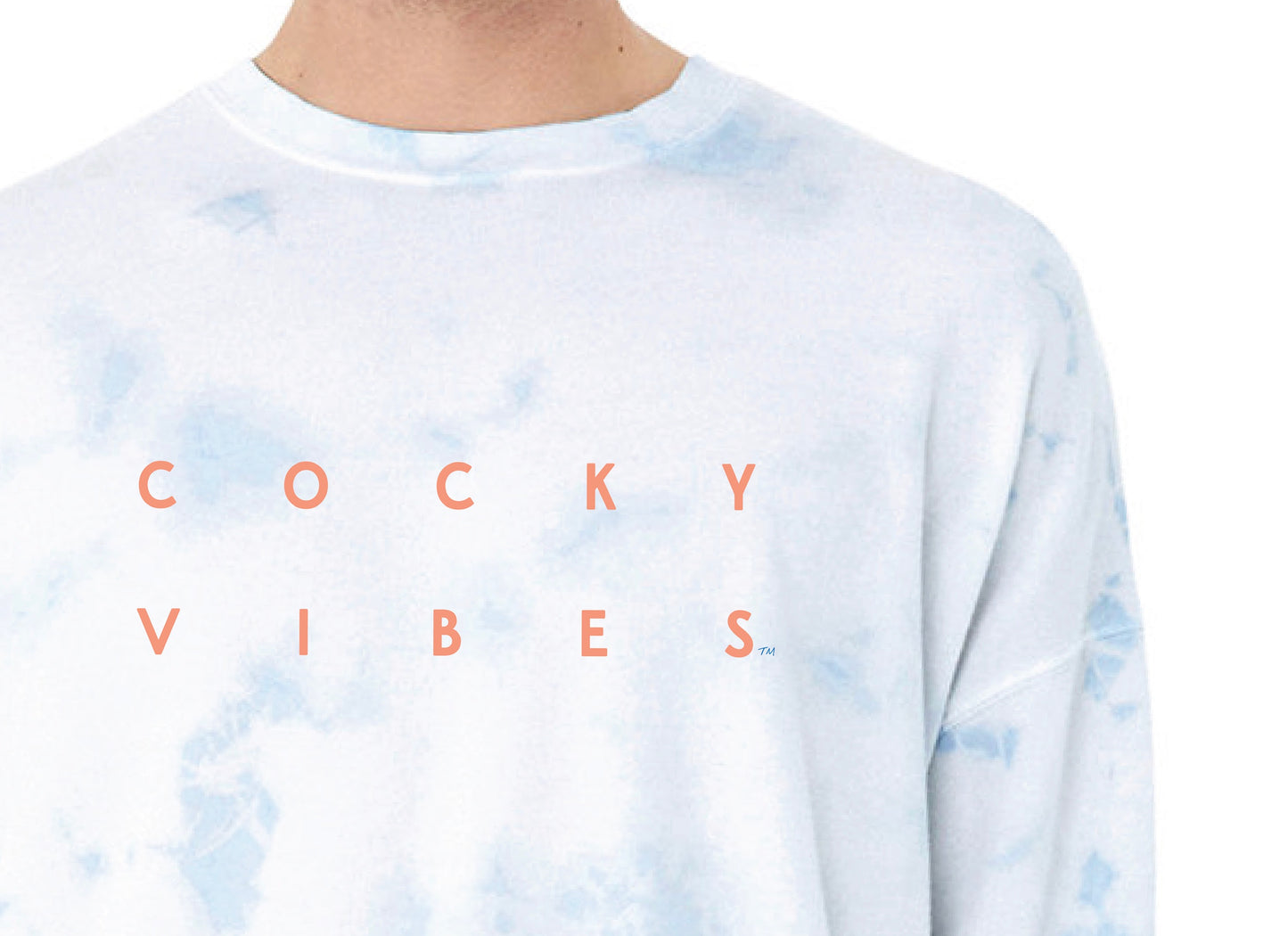 Cocky Vibes Tie Dyed Fleece Crew