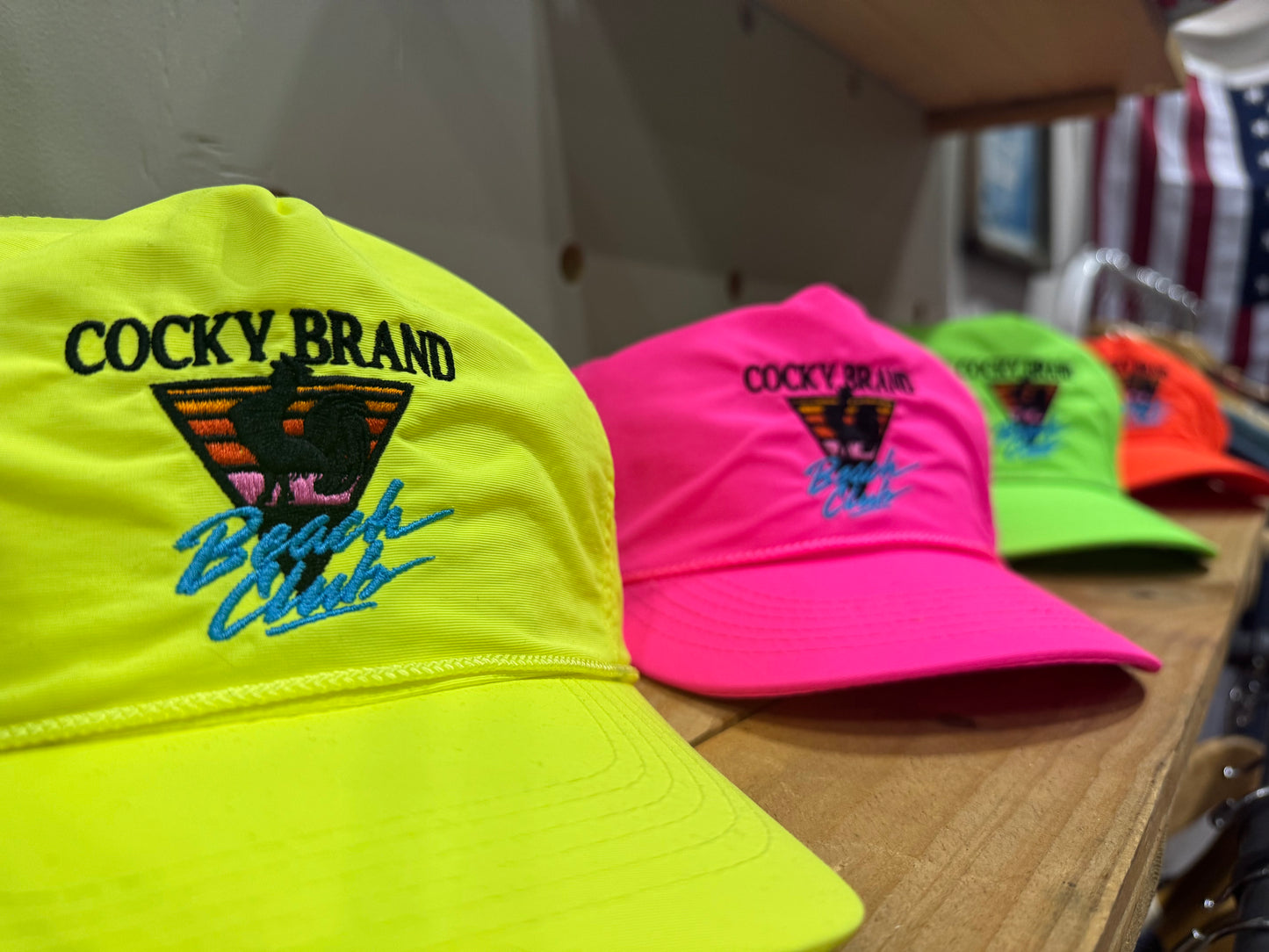 Beach Club Retro Nylon Rope Cap
