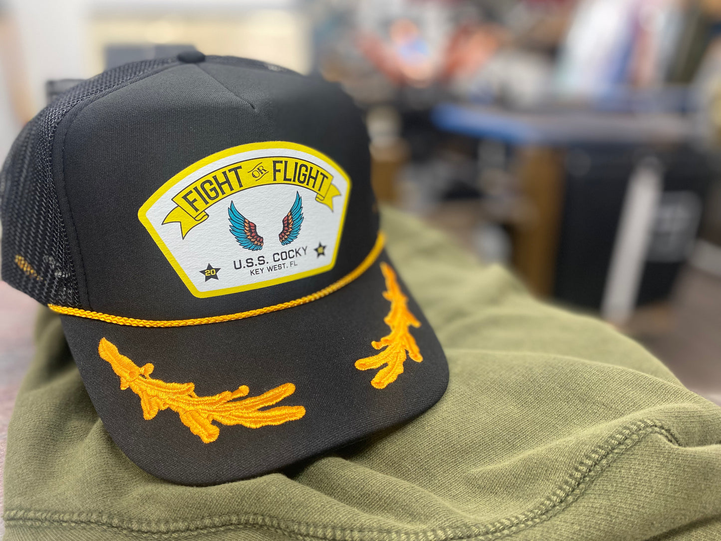 The Cocky Captain Foam Trucker