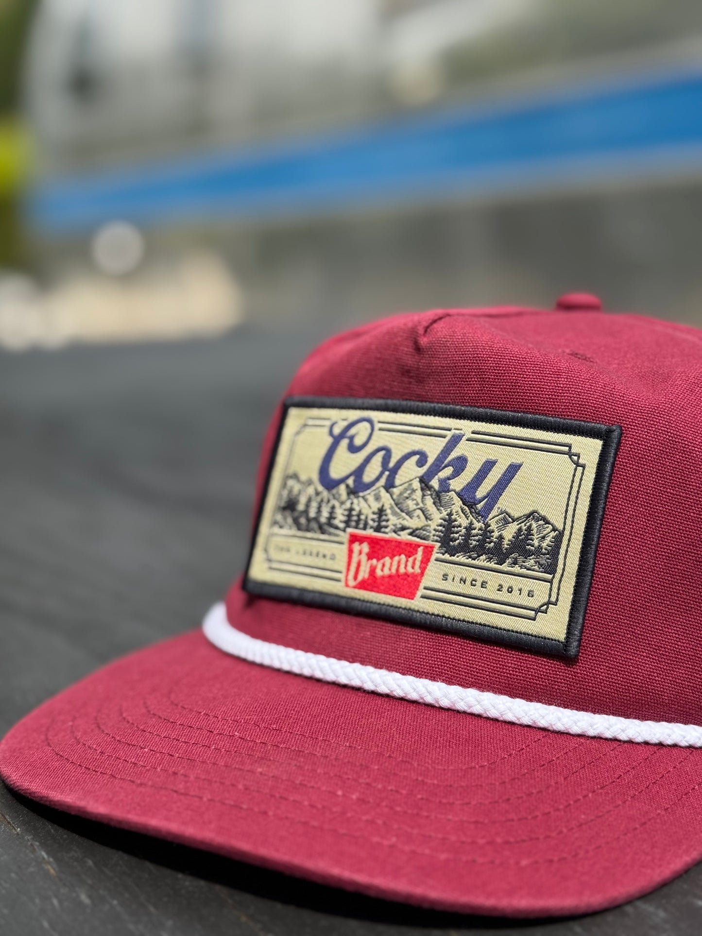 Cocky Mountain Ranger Organic Cotton Rope Hat