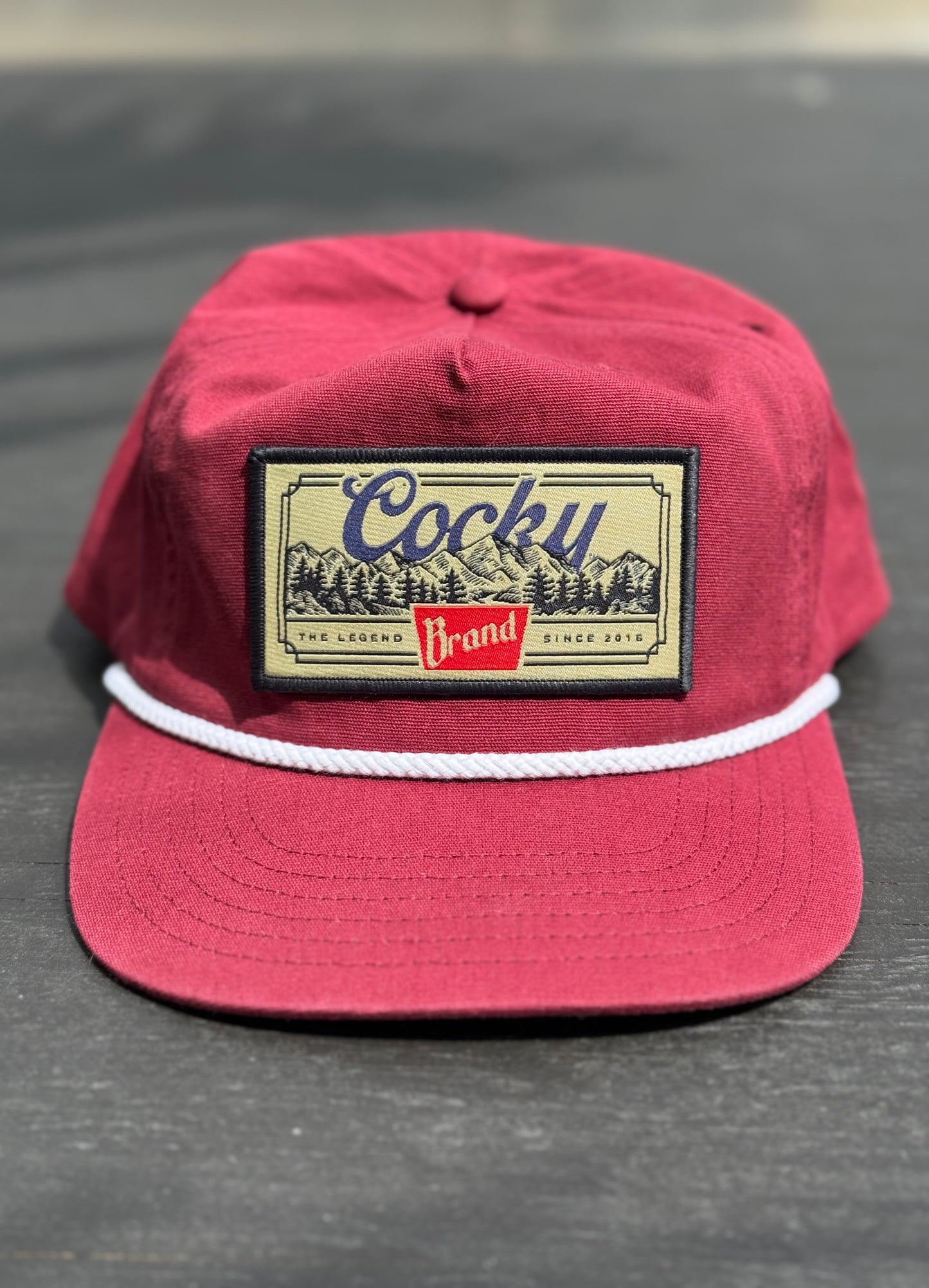 Cocky Mountain Ranger Organic Cotton Rope Hat