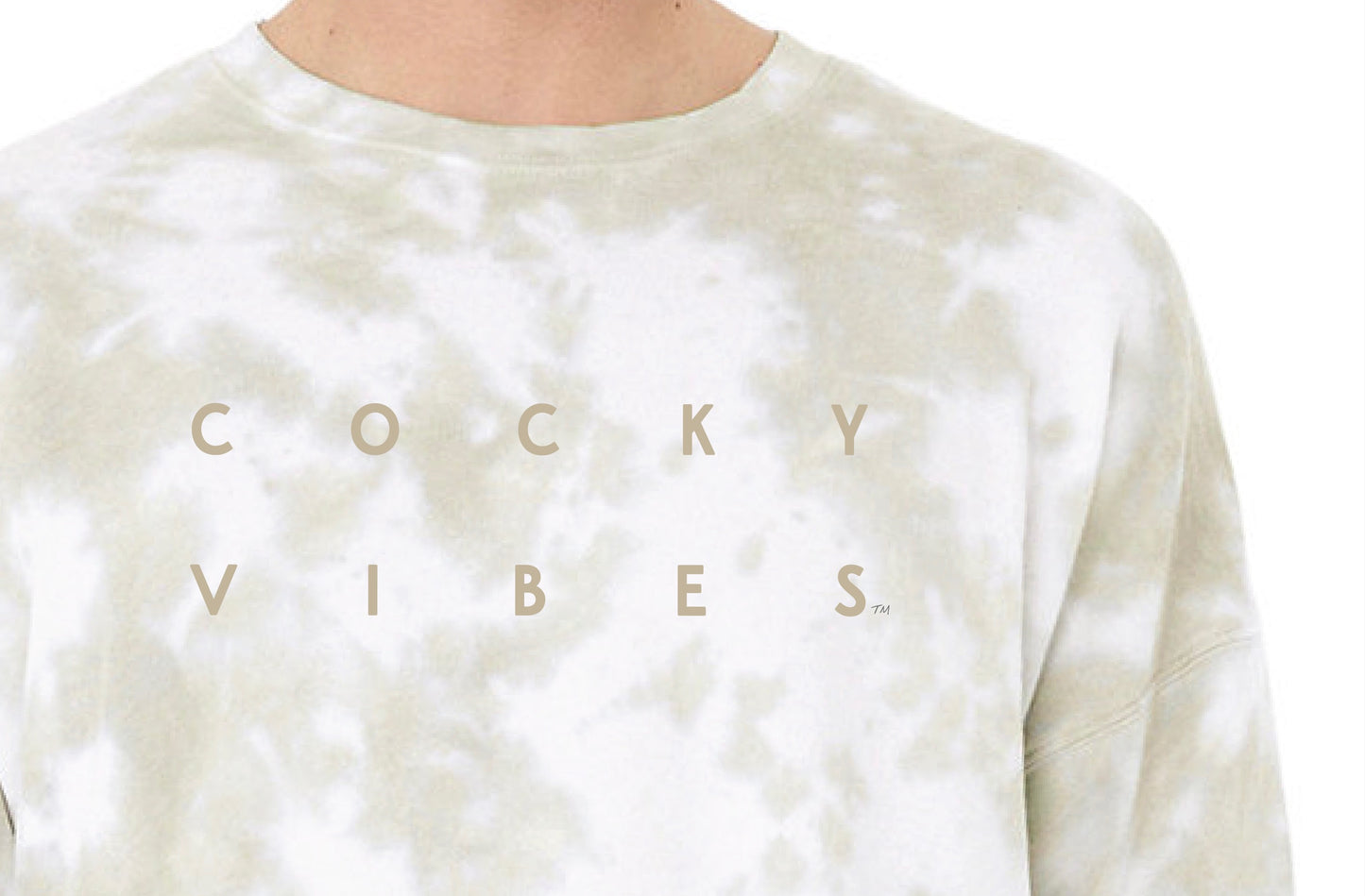 Cocky Vibes Tie Dyed Fleece Crew