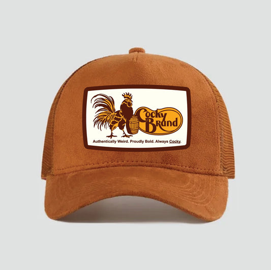 Cocky Barrel Suede Trucker