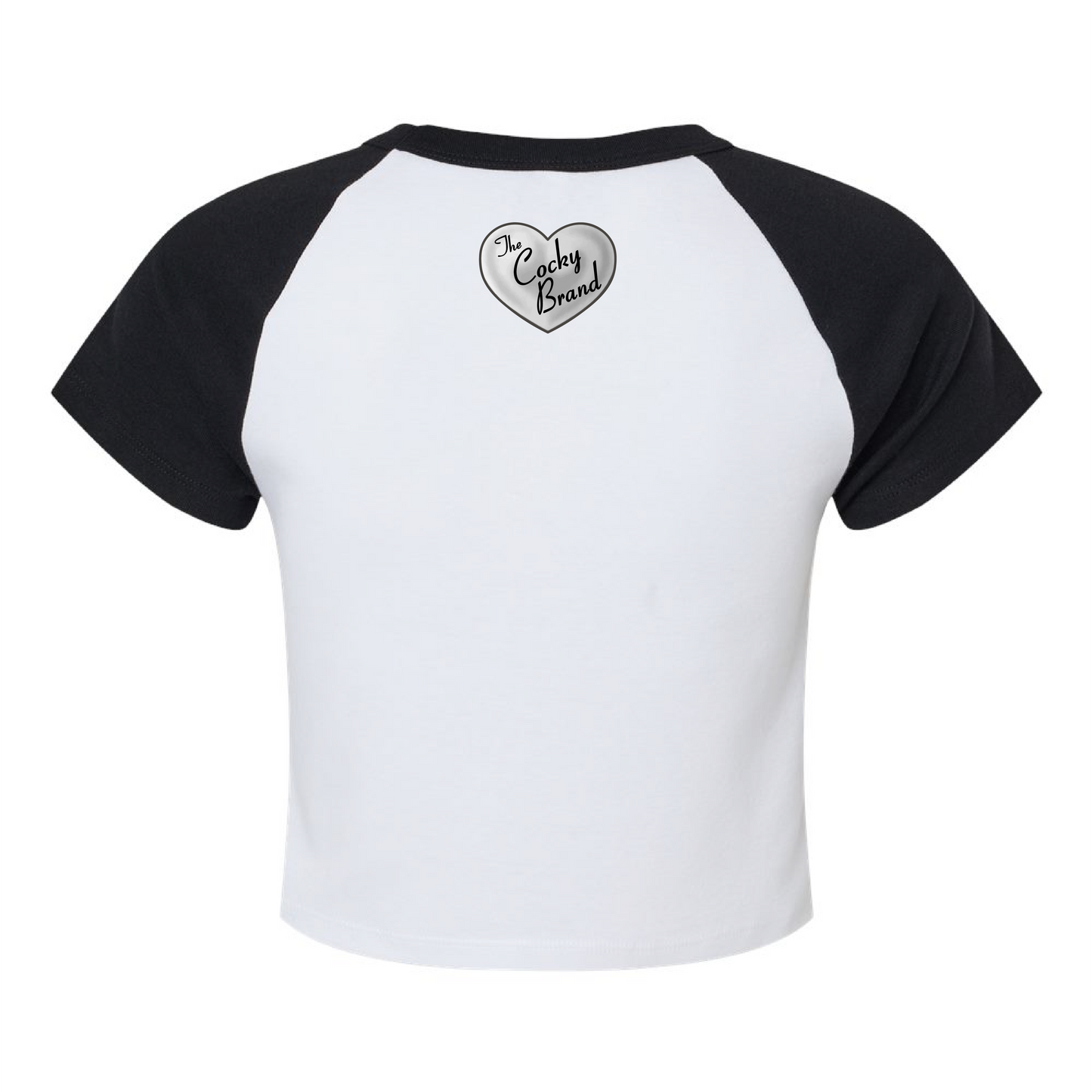 I Love Cocky Vintage Cropped Raglan