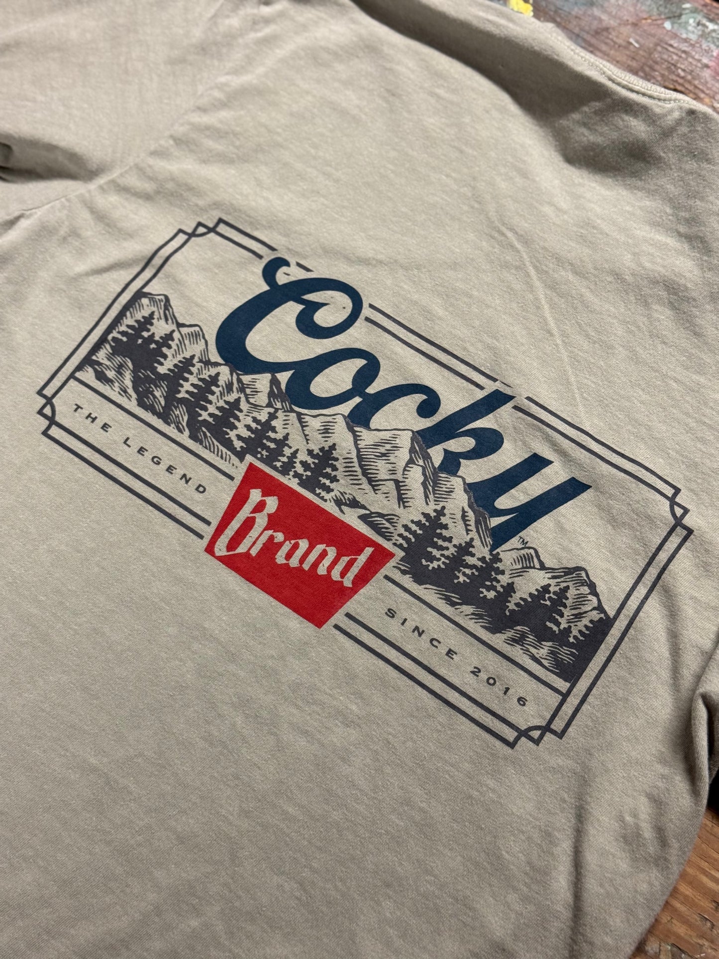 Cocky Mountain Ranger Vintage Long Sleeve Tee