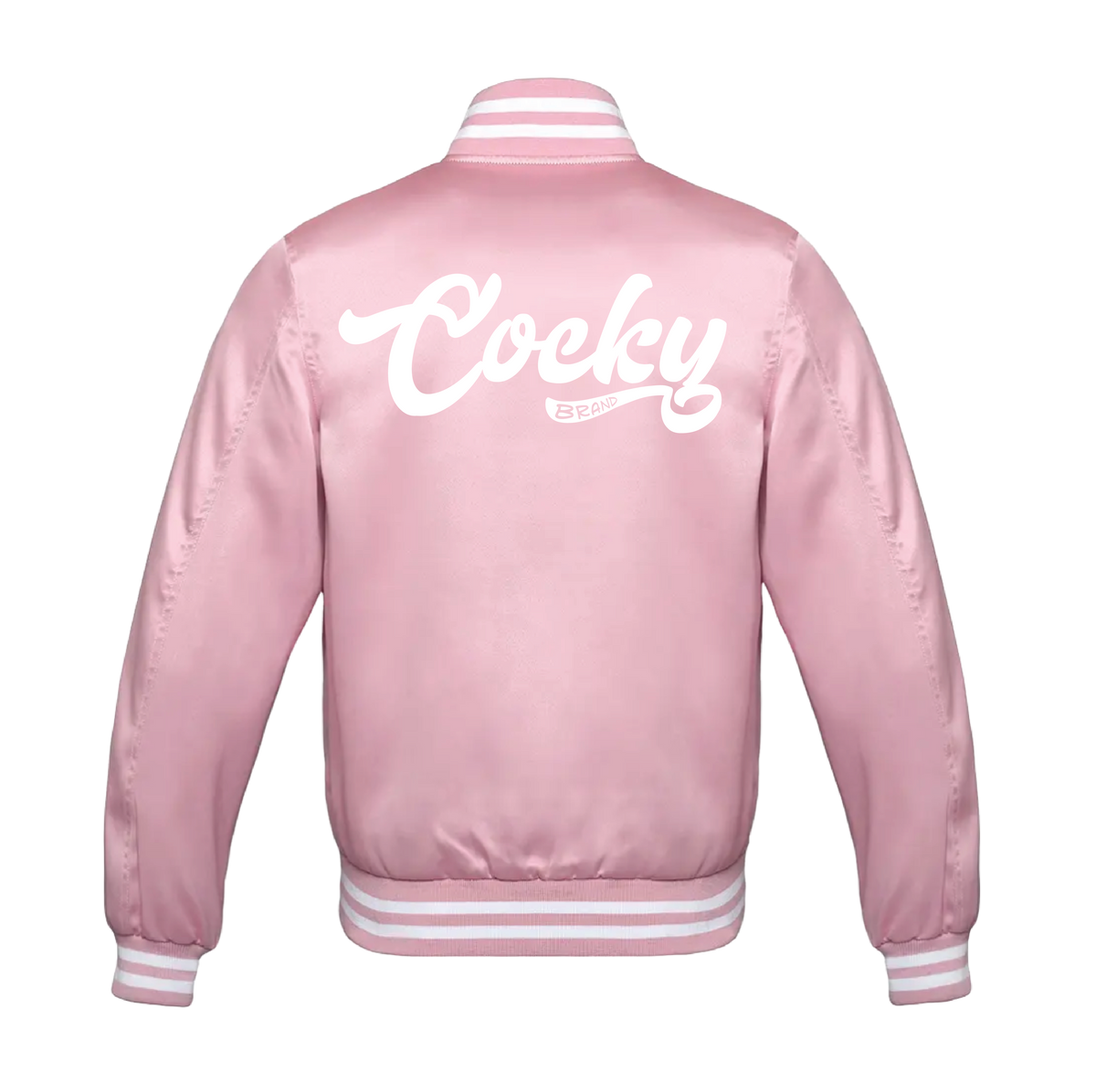 The Golden Cock Satin Baseball Jacket