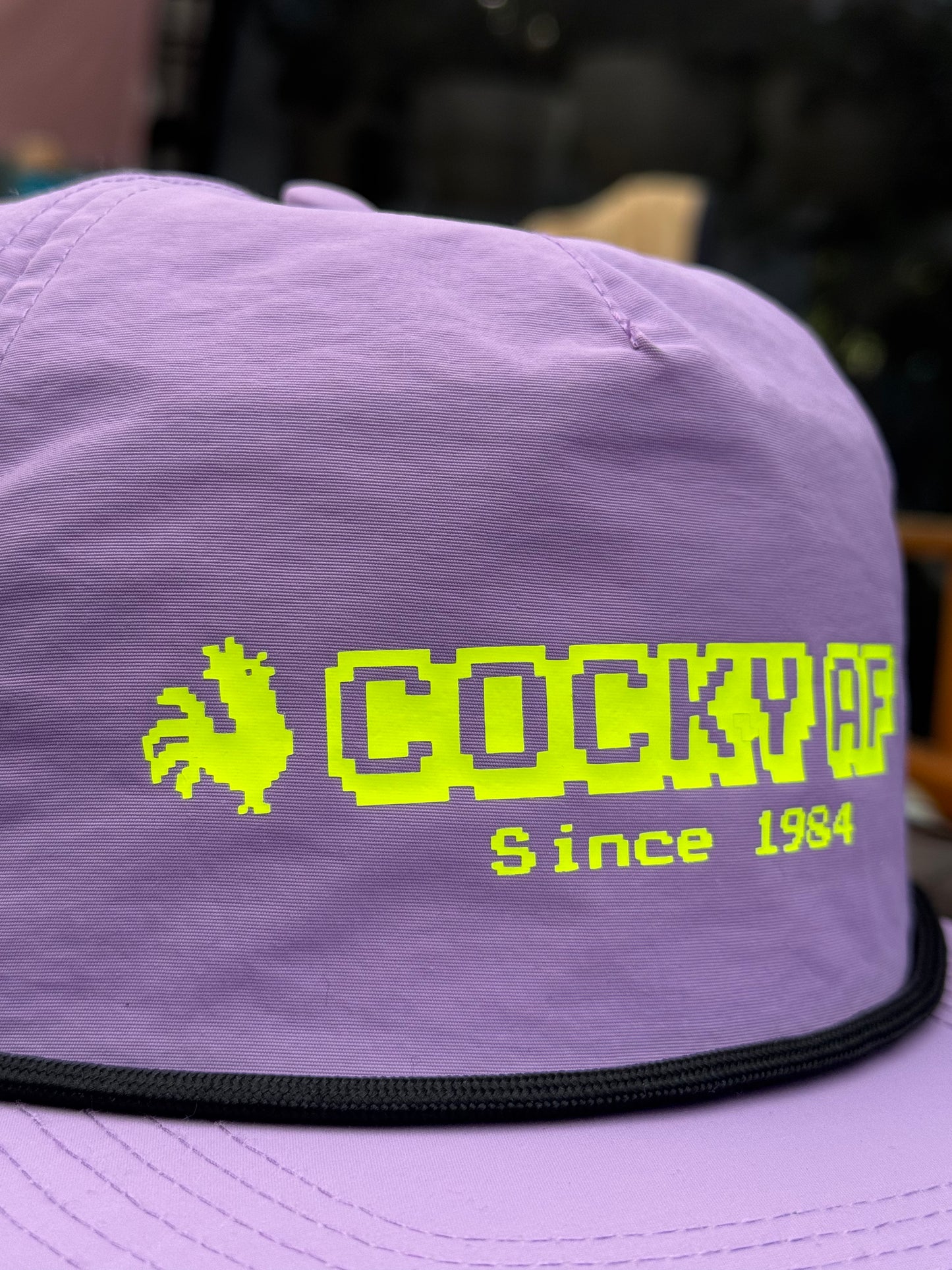 COCKY AF 2-BIT NYLON ROPE HAT