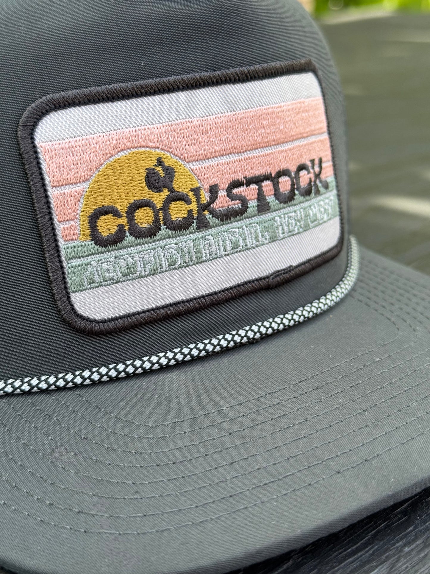 Cockstock Retro Nylon Rope Snapback