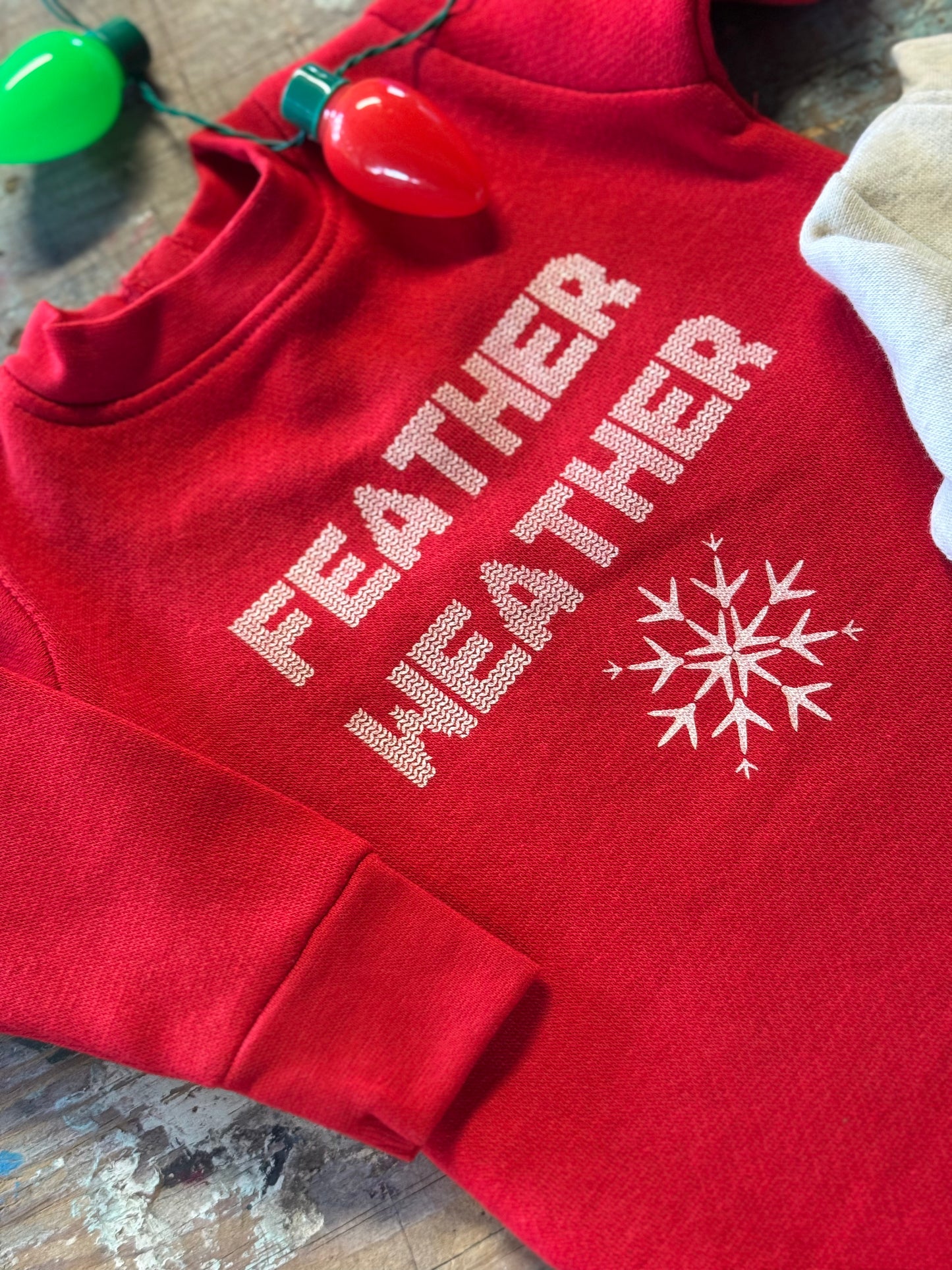 FEATHER WEATHER Infant Fleece Onesie