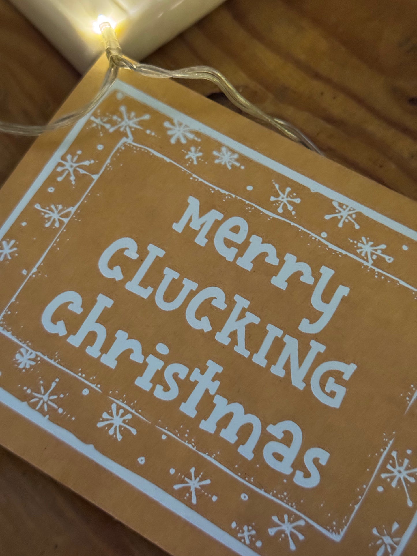 Cocky Hand-Printed Christmas Card 3 Pack