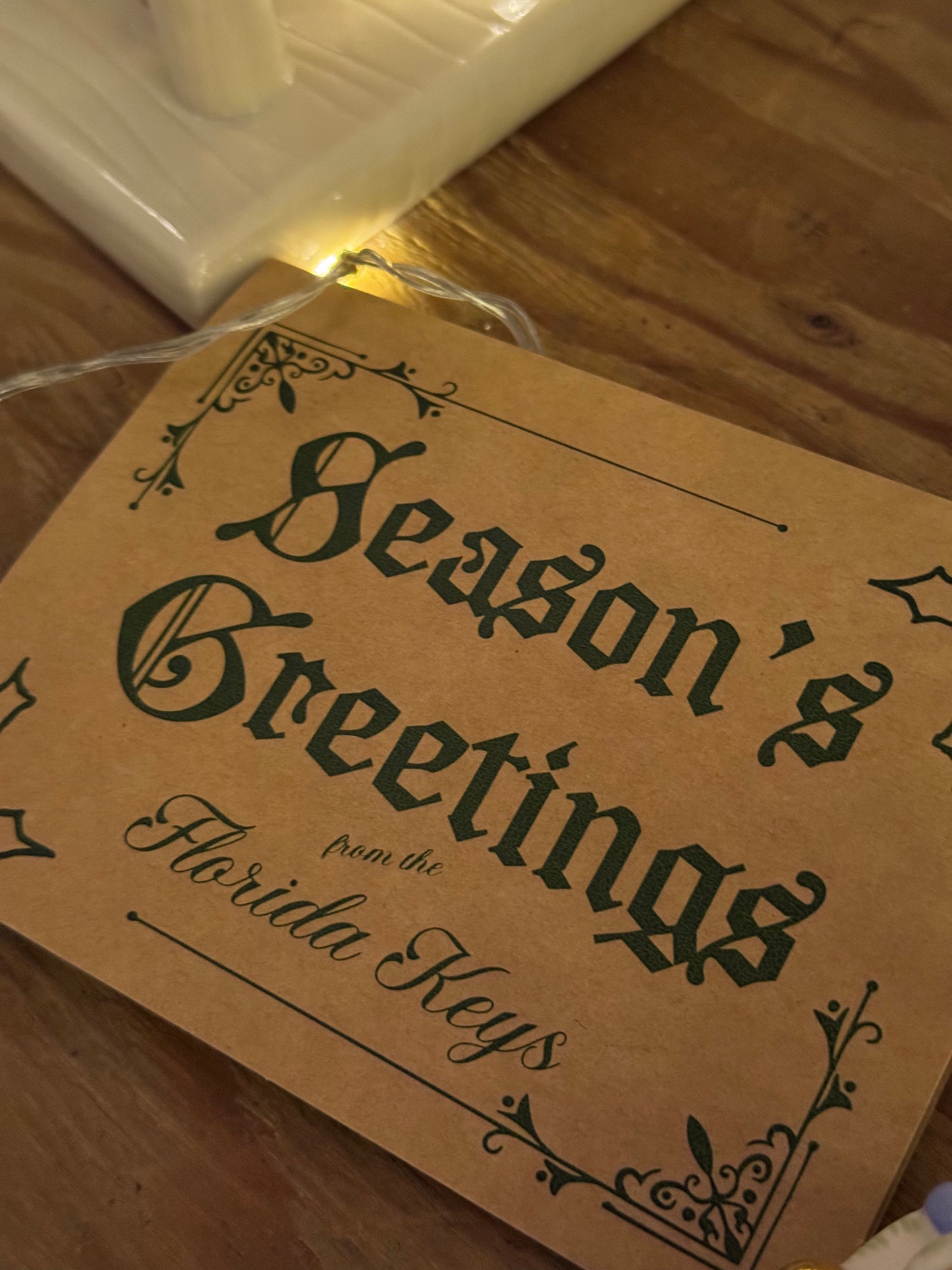 Cocky Hand-Printed Christmas Card 3 Pack