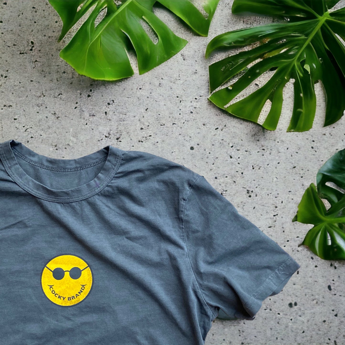 Cocky Brand Smiley Vintage Tee