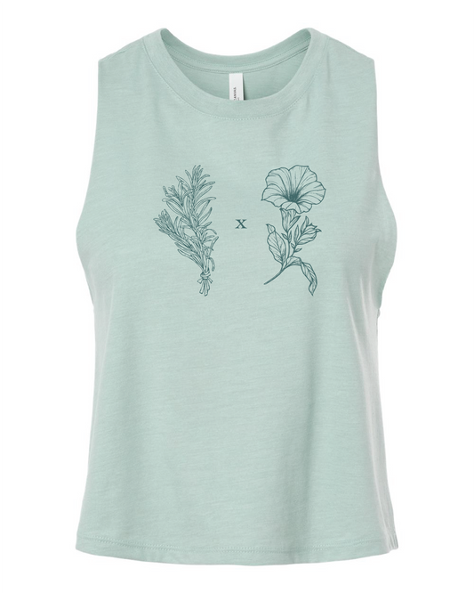 ROSEMARY x PETUNIA Crop Tank